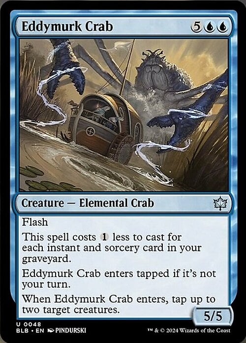 Eddymurk Crab Card Front