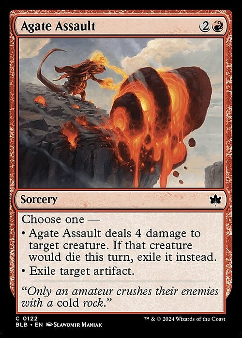 Agate Assault Card Front