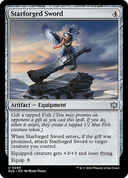 Starforged Sword Card Front