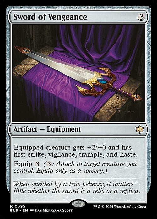 Sword of Vengeance Card Front