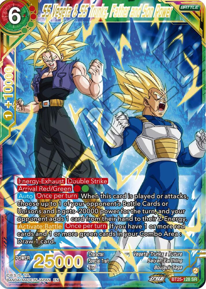 SS Vegeta & SS Trunks, Father and Son Power