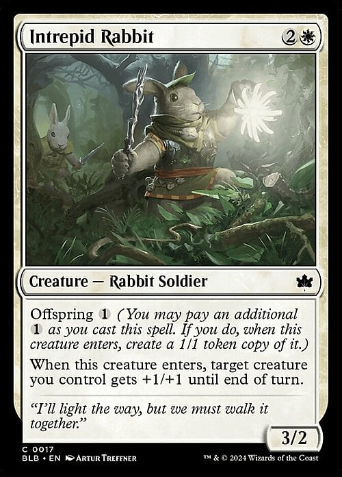 Intrepid Rabbit Card Front