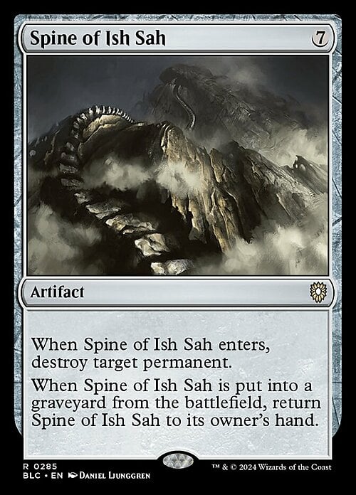 Spine of Ish Sah Card Front