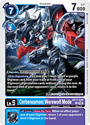 Cerberusmon: Werewolf Mode