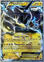 Thundurus EX [Raiden Knuckle | Thunderous Noise]