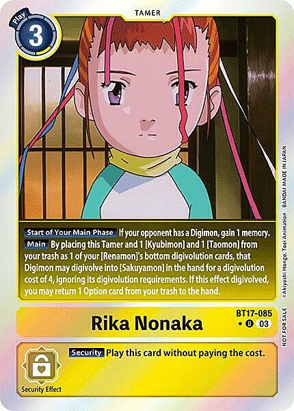 Rika Nonoka Card Front