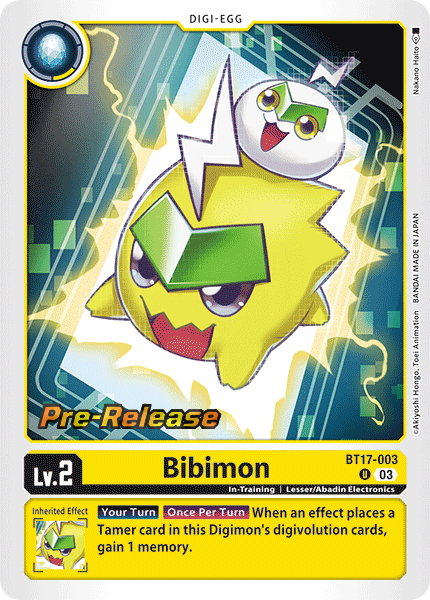 Bibimon Bt 17 Secret Crisis Prerelease Promos Digimon Cardtrader