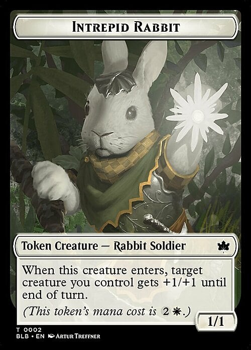 Intrepid Rabbit Card Front