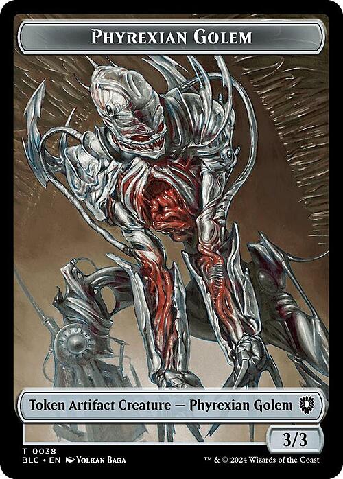 Phyrexian Golem // Faerie Card Front