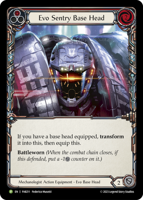 Evo Sentry Base Head Card Front