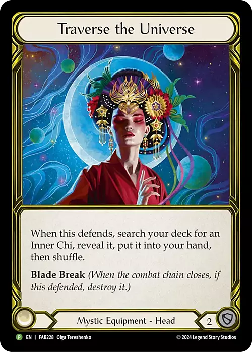 Traverse the Universe Card Front