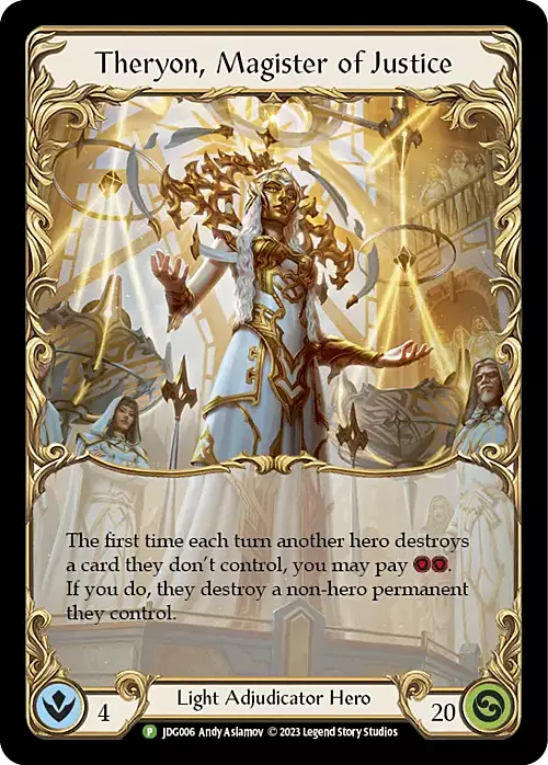 Theryon, Magister of Justice Card Front