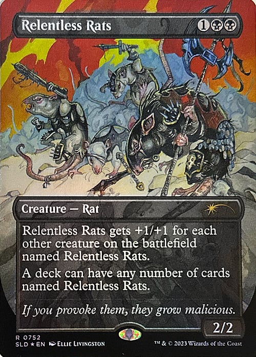 Relentless Rats Card Front