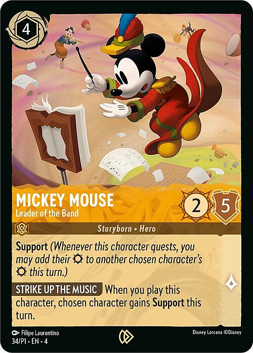 Mickey Mouse - Leader of the Band Frente