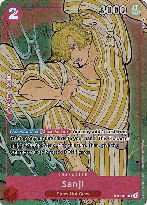 Sanji Card Front