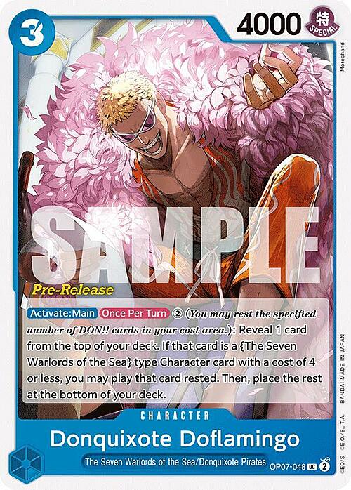 Donquixote Doflamingo Card Front