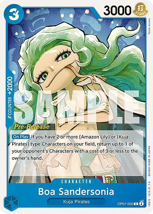 Boa Sandersonia Card Front