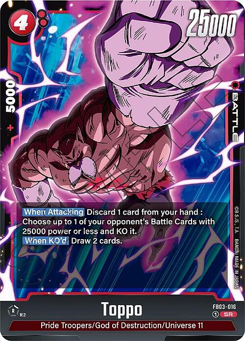 Toppo Card Front