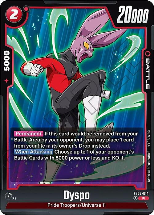 Dyspo Card Front