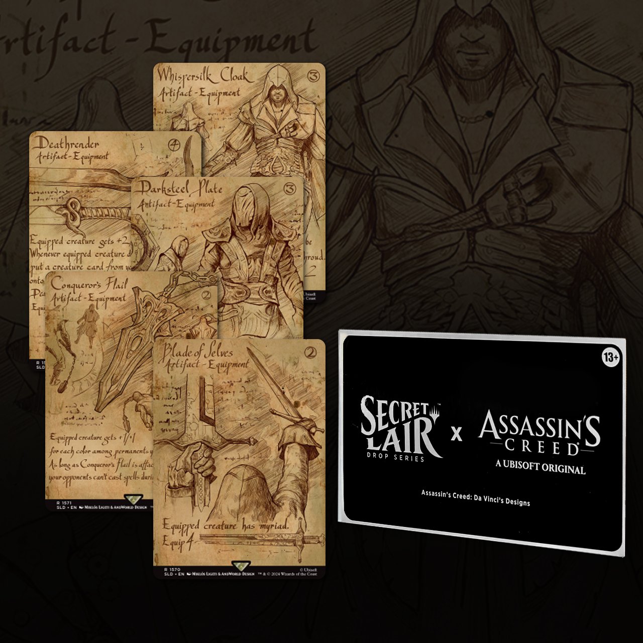 Secret Lair x Assassin's Creed: Da Vinci's Design