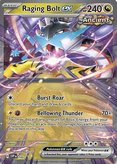 Raging Bolt ex Card Front