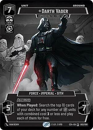 Darth Vader - Commanding the First Legion Card Front