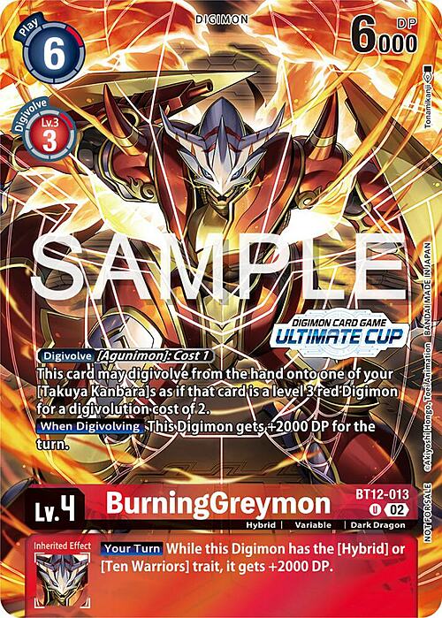 BurningGreymon Frente