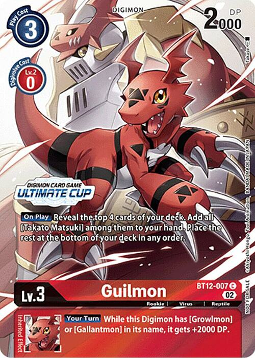 Guilmon Card Front