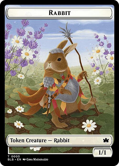 Rabbit // Flowerfoot Swordmaster Card Front