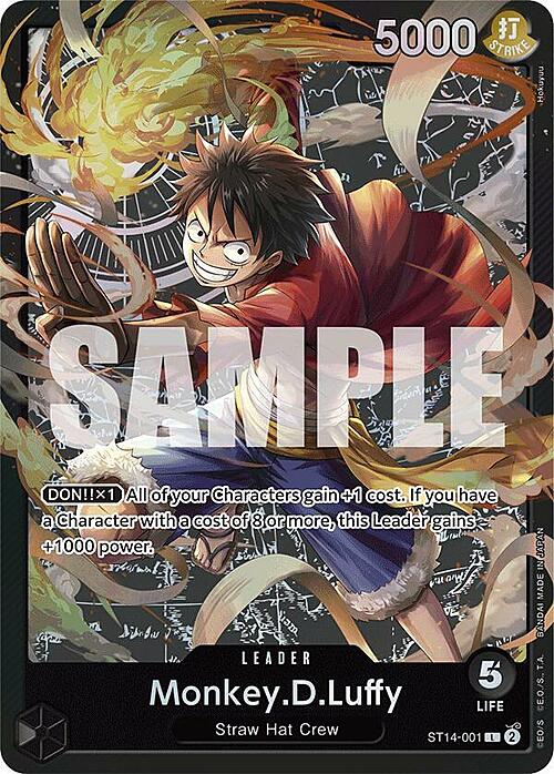 Monkey.D.Luffy Card Front