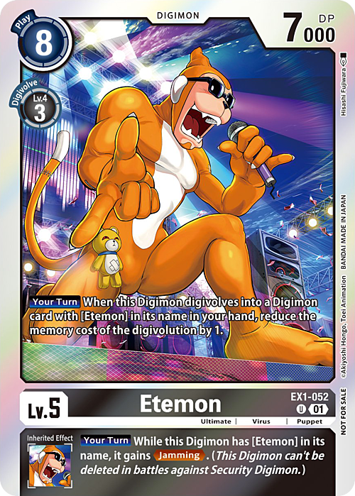 Etemon Card Front