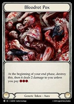 Bloodrot Pox Card Front