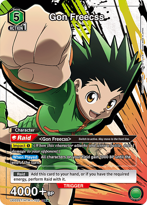 Gon Freecss Card Front