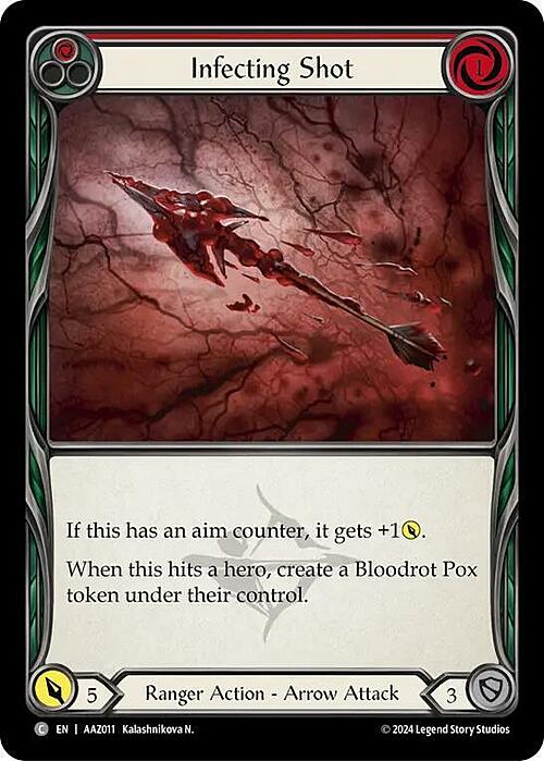 Infecting Shot - Red Card Front