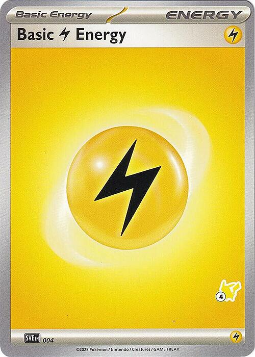 Basic Lightning Energy Card Front