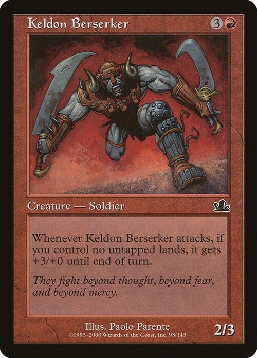 Berserker di Keld Card Front