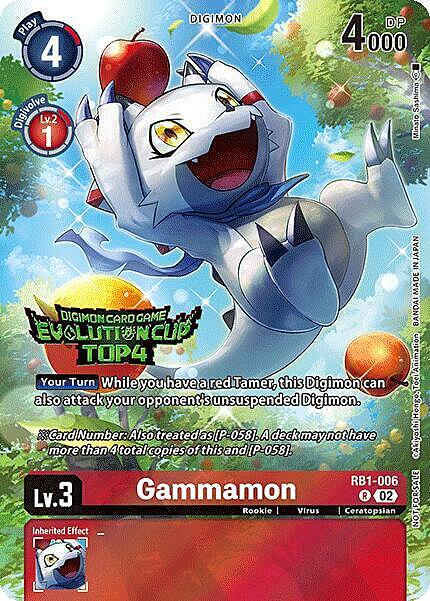 Gammamon Card Front