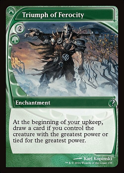 Triumph of Ferocity Card Front