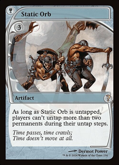 Static Orb Card Front