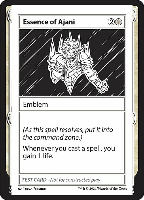 Essence of Ajani Card Front