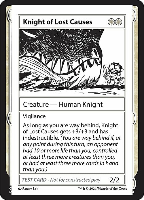 Knight of Lost Causes Card Front