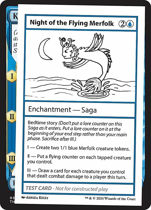 Night of the Flying Merfolk Card Front