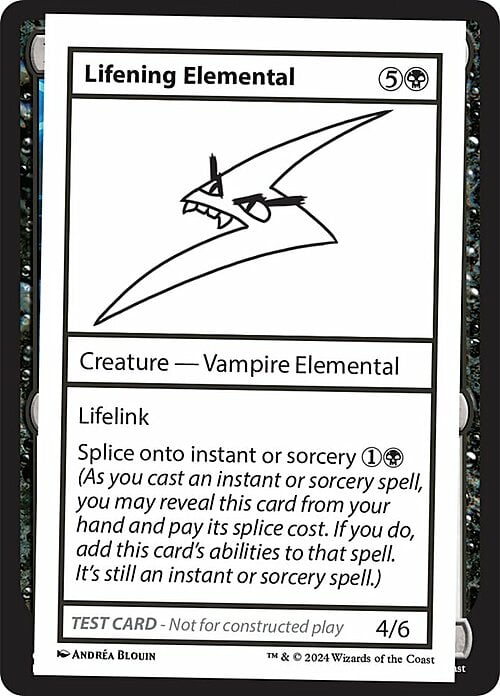 Lifening Elemental Card Front