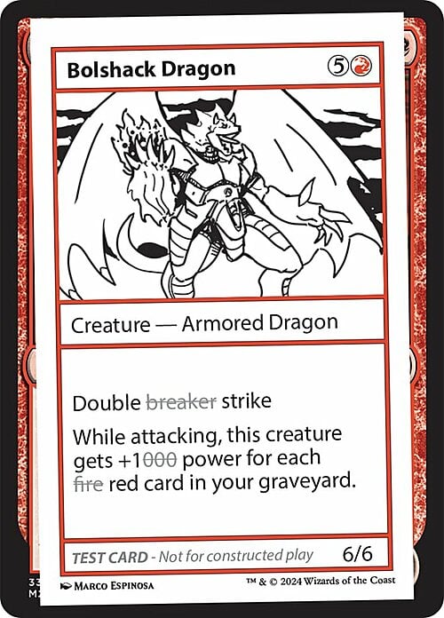 Bolshack Dragon Card Front