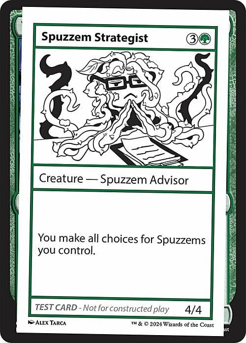 Spuzzem Strategist Card Front