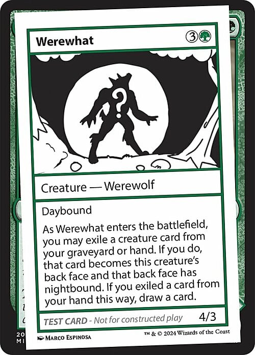 Werewhat Card Front