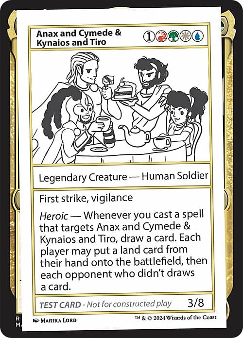 Anax and Cymede & Kynaios and Tiro Card Front