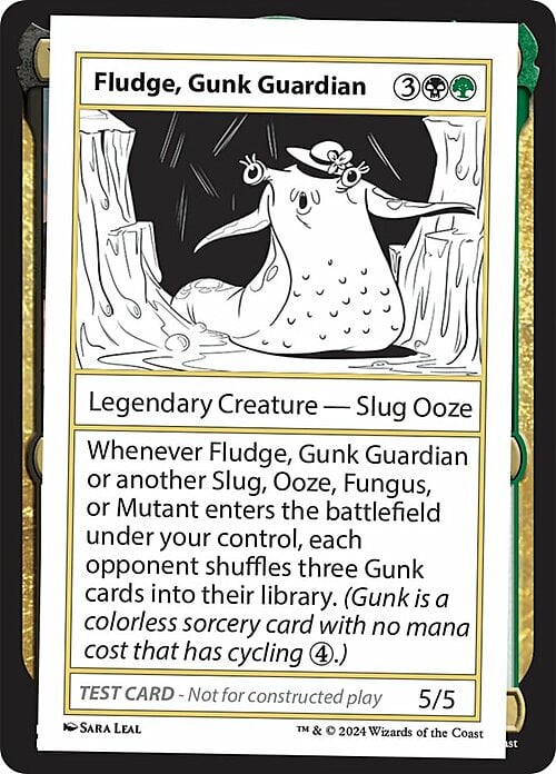 Fludge, Gunk Guardian Card Front