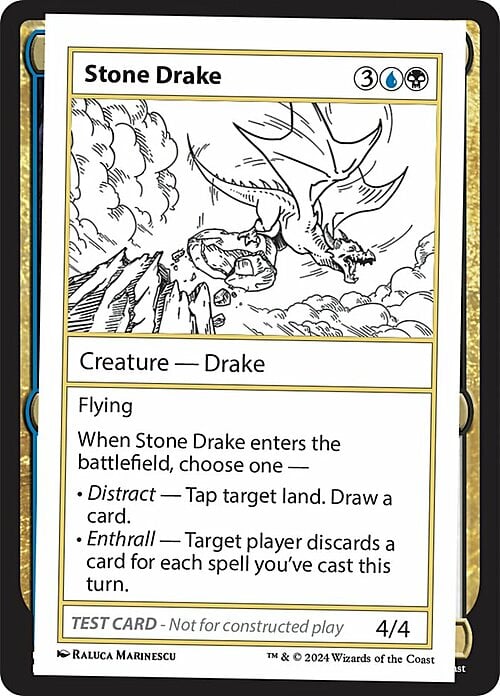 Stone Drake Card Front