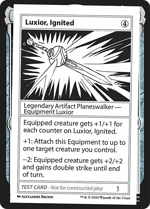 Luxior, Ignited Card Front